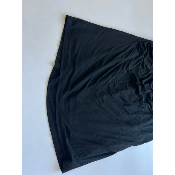 MM. Lafleur Black Ruched Stretch Skirt Womens Size XL Career Office - Picture 9 of 11